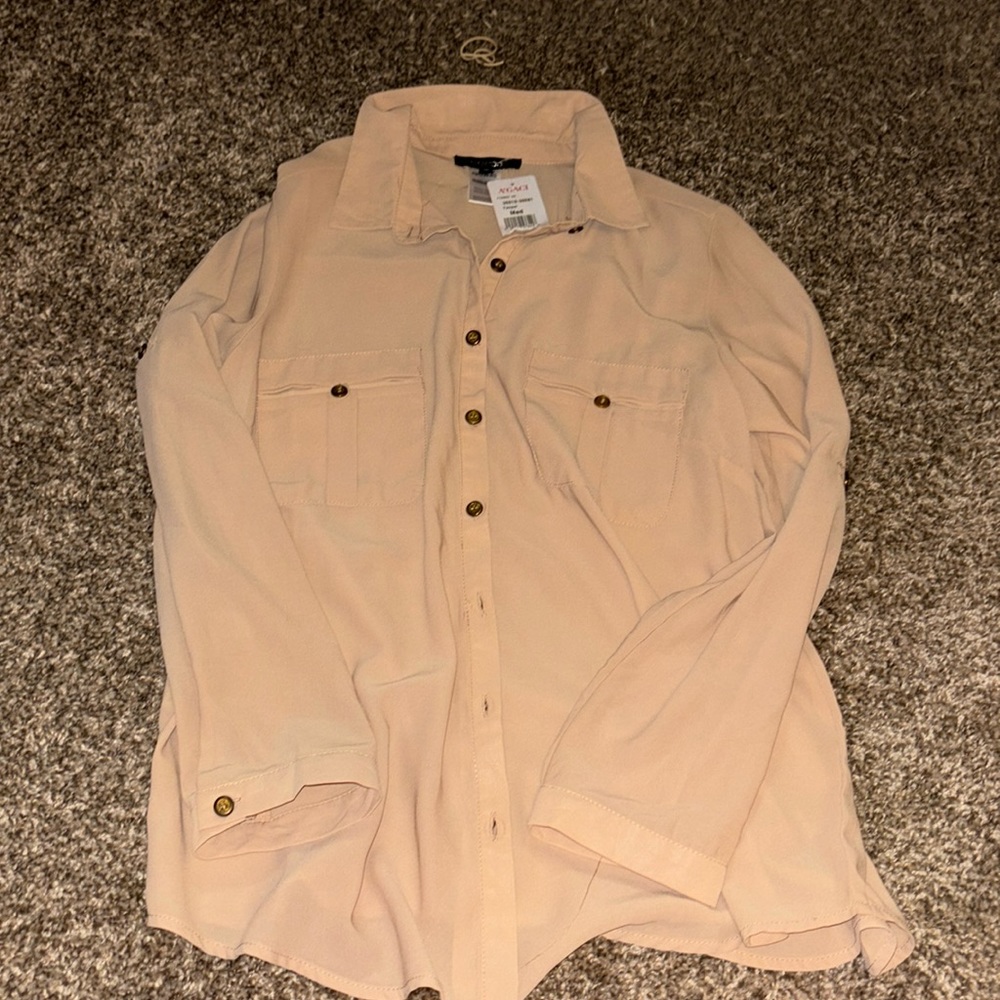Tan blouse